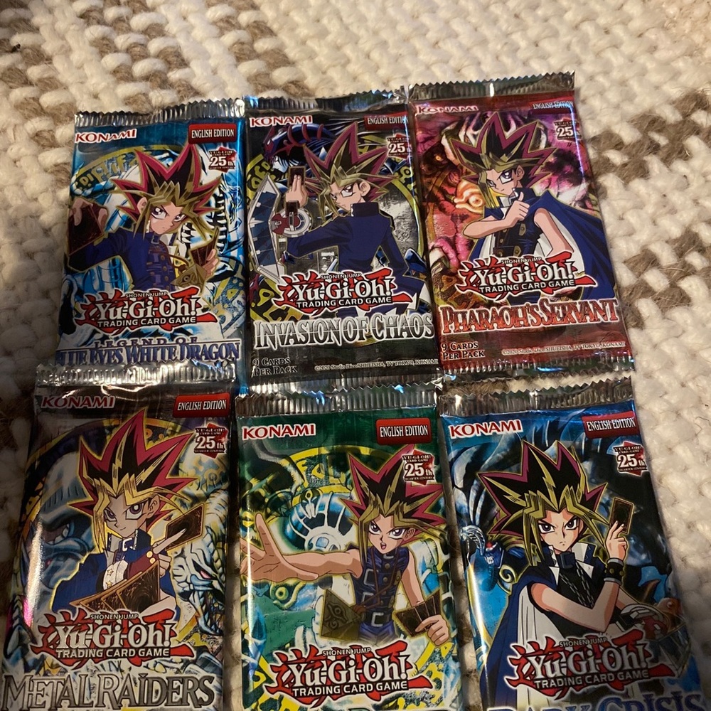 25th Anniversary Legendary Collection Yugioh! 6x Booster Packs!
